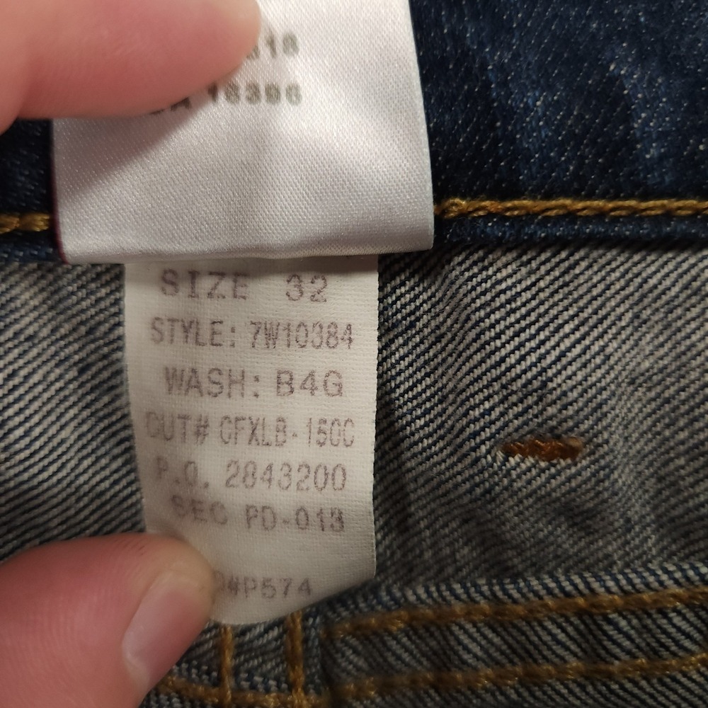 Vintage Lucky Brand Jeans Mens 32x30 Blue Dungarees Classic Fit Y2K - Picture 4 of 14